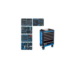 купить Набор инструментов KING TONY 286 предметов, CLAIM, в синей тележке 9SQ31-286MRV