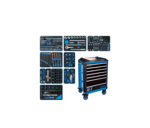 купить Набор инструментов KING TONY 327 предметов, ACTION, в синей тележке 9SQ31-327MRV