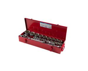 купить Набор шестигранных торцевых головок с принадлежностями KING TONY 3/4", 19-55 мм, 25 предметов 6325MR01