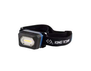 купить Фонарь светодиодный KING TONY налобный, 1 Led COB, 3,7 В 9TA522