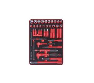 купить Набор инструментов KING TONY HIGH VOLTAGE 117 предметов, в синей тележке 9SQ31-117MRVE