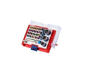 купить Набор вставок бит 1/4, TORX, HEX, PZ, PH, SLOT, 28 предметов МАСТАК 058-10028C