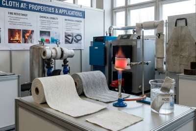 Асбестовая ткань АТ свойства и обширные сферы применения