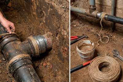 Каболка для канализации и водопровода как применять