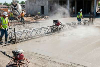 Виброрейки как незаменимое оборудование для выравнивания бетонных поверхностей