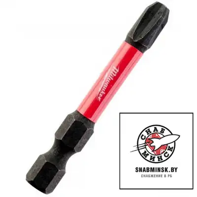 Бита MILWAUKEE Shockwave Impact Duty PH2 50 мм наличный и безналичный расчет