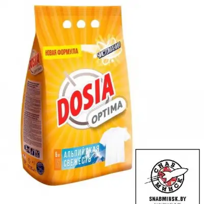 Стиральный порошок Dosia Optima Альпийская свежесть, 6 кг наличный и безналичный расчет