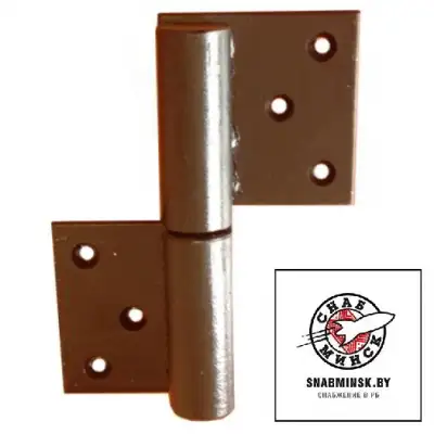 Петля гаражная с креплением d24 L120 левая/правая наличный и безналичный расчет