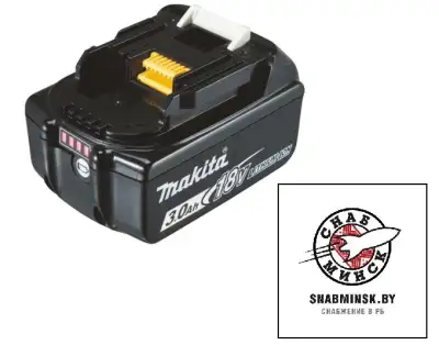 Аккумуляторный блок 18В 1x3.0 Ah  BL1830B (индикатор заряда) картон, MAKITA наличный и безналичный расчет