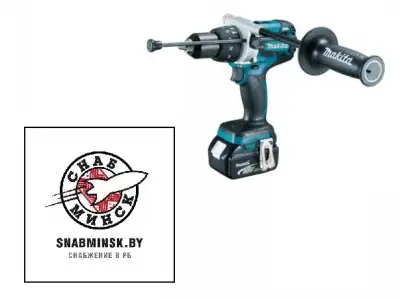 Дрель-шуруповерт ударная аккумуляторная DHP481RTE 18V, MAKITA наличный и безналичный расчет