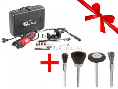 Гравер электрический WORTEX MG 3218 E в чем.+АКЦИЯ ETBN3205018 ETBN3216018 ETBN3219018 ETBS3205018 (В ПОДАРОК 3 щетинные щетки 5,16,19мм и Щетка из уг наличный и безналичный расчет