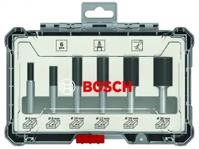 Набор пазовых фрез 8мм (6шт) BOSCH наличный и безналичный расчет