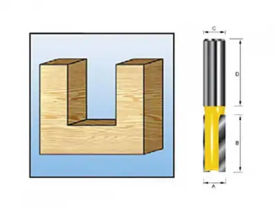 ТС пазовая фреза 12х20х8х32х2Т (MAKITA) наличный и безналичный расчет