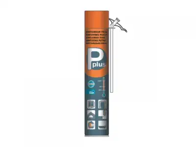 Пена монтажная бытовая всесезонная P PLUS 