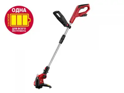 Триммер аккум. WORTEX TB 2518 ALL1 (18 В, телескоп.ручка, рег.угол  0-60°, полуавт.голова, 1,6мм*6м, без АКБ И ЗУ) наличный и безналичный расчет