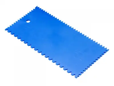 Шпатель пластмассовый зубчатый 101x202мм STARTUL MASTER (ST1141) наличный и безналичный расчет