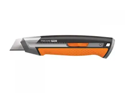 Нож с выдвижным, сменным лезвием 25мм CarbonMax FISKARS наличный и безналичный расчет