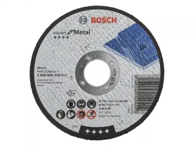 Круг отрезной 115х2.5x22.2 мм для металла Expert BOSCH наличный и безналичный расчет