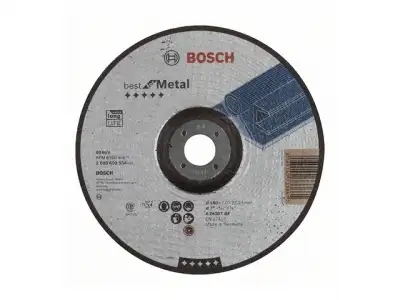 Круг обдирочный 180х7x22.2 мм для металла BOSCH (выпуклый) наличный и безналичный расчет