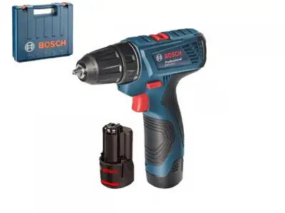 Аккум. дрель-шуруповерт BOSCH GSR 120-LI в чем. (12.0 В, 2 акк., 2.0 А/ч Li-Ion, 2 скор., 30 Нм, шурупы до 7 мм) наличный и безналичный расчет
