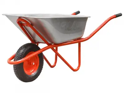 Тачка строительная ECO WB301-1 (130л, 300кг, 1 пневмоколесо 4.00-8) (130л, 300кг, 1 пневмоколесо 4.00-8) наличный и безналичный расчет