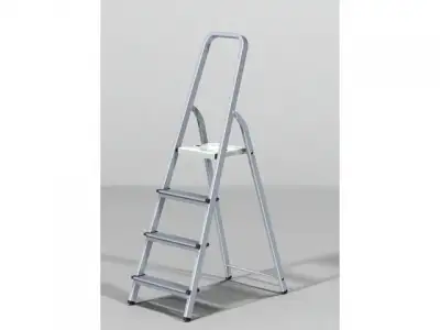 Лестница-стремянка алюм. 81 см 4 ступ. 3,1кг PRO STARTUL (ST9940-04) (Размеры профиля: Передний каркас 40х20х1, Задний каркас 30х20х1) наличный и безналичный расчет