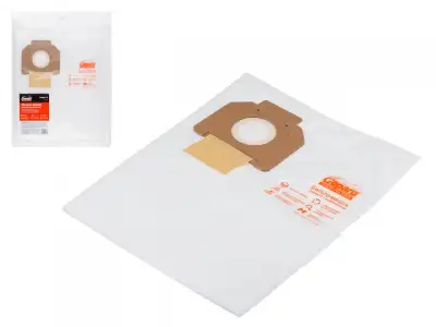 Мешок для пылесоса WORTEX VC 3016-1 WS,BOSCH GAS 35,MAKITA VC3012,VC4210 сменный (5 шт.) GEPARD (KARCHER NT 35/1. Синтетический.) наличный и безналичный расчет