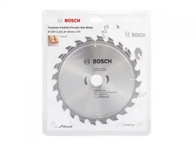 Диск пильный 230х30 мм 24 зуб. по дереву ECO FOR WOOD BOSCH ( твердоспл. зуб) наличный и безналичный расчет