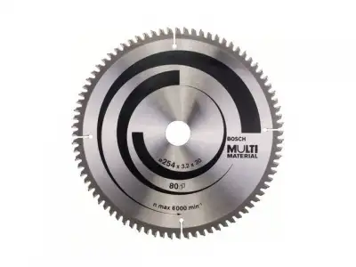 Диск пильный 254х30 мм 80 зуб. универсальный MULTIMATERIAL BOSCH (твердоспл. зуб) наличный и безналичный расчет