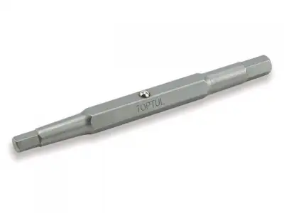 Насадка двухсторонняя шестигр.2.5mm/3mm 75мм TOPTUL наличный и безналичный расчет