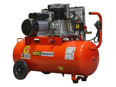 Компрессор HDC HD-A071 (396 л/мин, 10 атм, ременной, масляный, ресив. 70 л, 220 В, 2.20 кВт) наличный и безналичный расчет