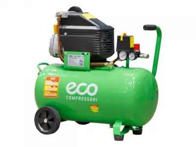 Компрессор ECO AE-501-3 (260 л/мин, 8 атм, коаксиальный, масляный, ресив. 50 л, 220 В, 1.80 кВт) наличный и безналичный расчет