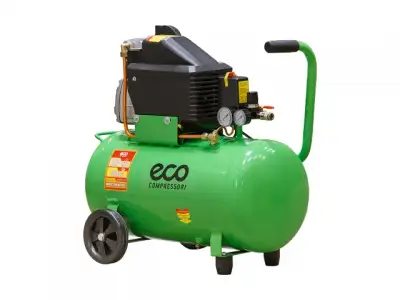 Компрессор ECO AE-501-4 (260 л/мин, 8 атм, коаксиальный, масляный, ресив. 50 л, 220 В, 1.80 кВт) наличный и безналичный расчет
