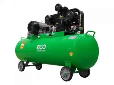 Компрессор ECO AE-2005-2 (580 л/мин, 8 атм, ременной, масляный, ресив. 200 л, 380 В, 3.00 кВт) наличный и безналичный расчет