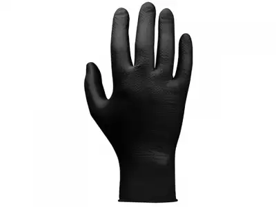 Перчатки нитриловые, р-р 10/XL, черные, уп. 25 пар.,  JetaSafety (Ультрапрочные нитриловые перчатки JetaSafety JSN50N10 размер XL упаковка 25 пар.) (J наличный и безналичный расчет