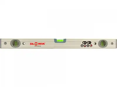 Уровень 1200 мм 3 глаз. брусковый, серебро PN33 SLOWIK (быт.) (600 гр/м 0.50 мм/м) наличный и безналичный расчет