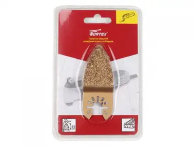 Полотно пильное шлифовальное карбидное 33х45 мм WORTEX (Подходит к Bosch,Makita, Sturm, Skil, Einhell, Hammer) наличный и безналичный расчет