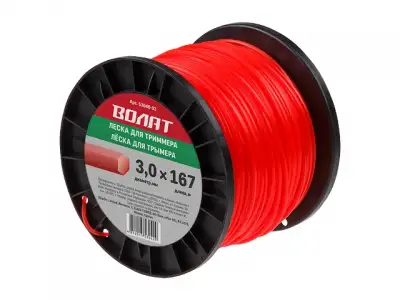 Леска ф 3.0 мм х 167 м шестигр. сеч. ВОЛАТ наличный и безналичный расчет