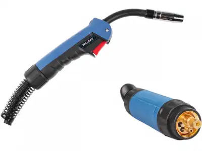 Горелка сварочная MIG MAG WG-15AK (5м, 180А) SOLARIS (CO2 - 180A; Ar(Ar+CO2) - 150A; 0.6-1.0мм; ПВ - 60%; 5 метров; М6) наличный и безналичный расчет