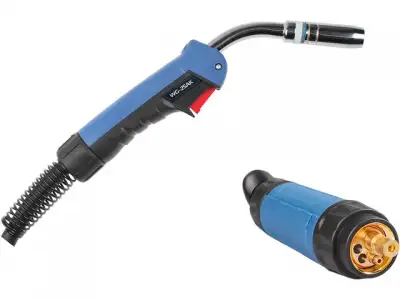 Горелка сварочная MIG MAG WG-25AK (3м, 230А) SOLARIS (CO2 - 230A; Ar(Ar+CO2) - 200A; 0.8-1.2мм; ПВ - 60%; 3 метра; М6) наличный и безналичный расчет