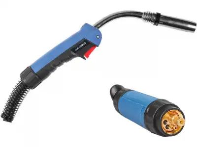 Горелка сварочная MIG MAG WG-36KD (5м, 340А) SOLARIS (CO2 - 340A; Ar(Ar+CO2) - 320A; 0.8-1.2мм; ПВ - 60%; 5 метров; М8) наличный и безналичный расчет