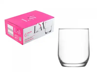 Набор стаканов для виски, 6 шт., 315 мл, серия Sude, LAV наличный и безналичный расчет