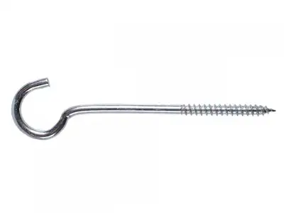 Крючок 3.0х40 мм С-образный, цинк (100 шт в пласт. конт.) STARFIX наличный и безналичный расчет