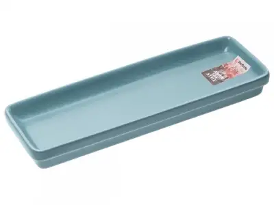 Блюдо керамическое, 24.5х7.5х3 см, серия ASIAN, голубое, PERFECTO LINEA наличный и безналичный расчет