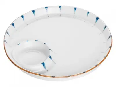 Блюдо керамическое, 22.5х22.5х2.3 см, серия MARINE, PERFECTO LINEA наличный и безналичный расчет