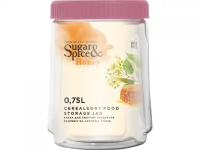 Банка для сыпучих продуктов Honey 0,75 л, брусника, SUGAR&SPICE наличный и безналичный расчет