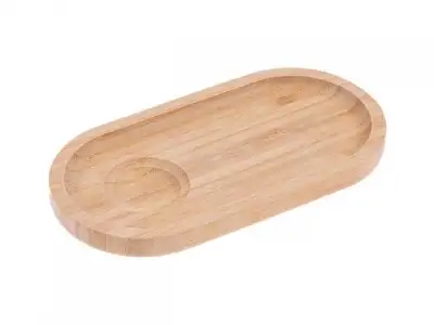 Поднос бамбуковый на 2 секции, 20х10 см, BAMBOO,  PERFECTO LINEA наличный и безналичный расчет