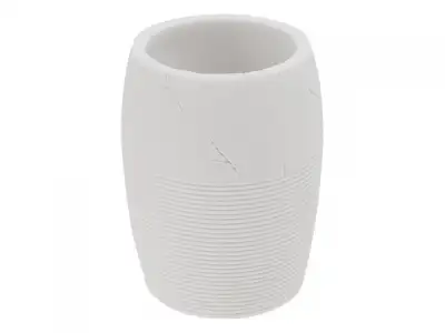 Стакан WHITESTONE, белый, PERFECTO LINEA (Композитный материал: полирезин под натуральный камень) наличный и безналичный расчет