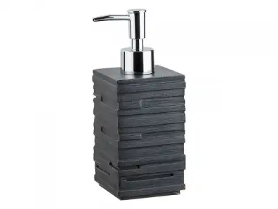Диспенсер (дозатор) для мыла WEATHERED SAND, черный, PERFECTO LINEA (Композитный материал: полирезин под натуральный камень) наличный и безналичный расчет