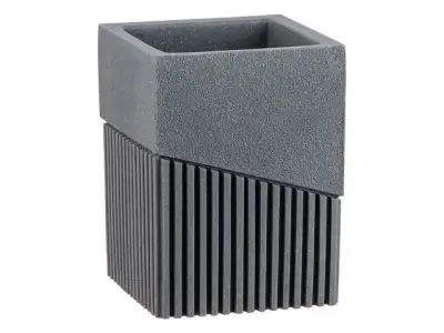 Стакан ELEMENT, серый, PERFECTO LINEA (Композитный материал: полирезин под натуральный камень) наличный и безналичный расчет